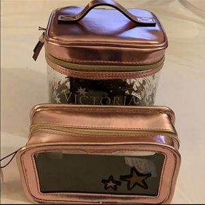 2pc Victoria secret cosmetics bags set